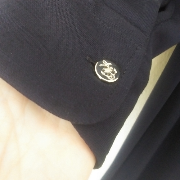 Lauren Ralph Lauren Navy Blue Wrap Dress - Picture 14 of 14